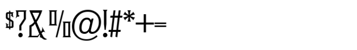 Telegraph Normal Font OTHER CHARS