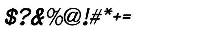 Teleprinter Message JNL Oblique Font OTHER CHARS