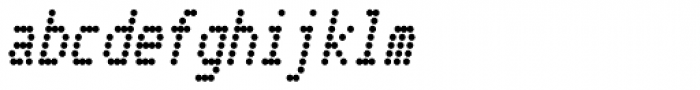 Telidon Cond Bold Italic Font LOWERCASE