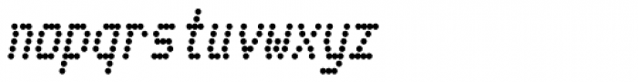 Telidon Cond Bold Italic Font LOWERCASE
