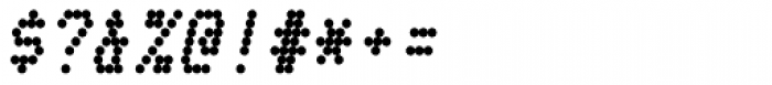 Telidon Heavy Italic Font OTHER CHARS