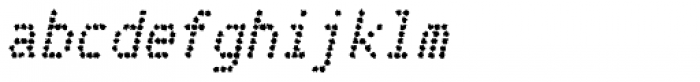 Telidon Ink Bold Italic Font LOWERCASE