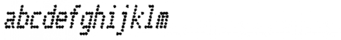 Telidon Ink Cond Bold Italic Font LOWERCASE
