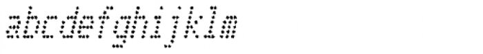 Telidon Ink Cond Italic Font LOWERCASE