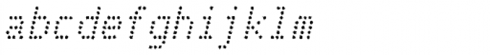 Telidon Ink Italic Font LOWERCASE