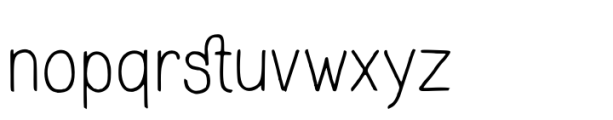 Tello Mallo Regular Font LOWERCASE