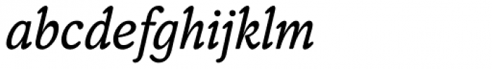 Telltale Italic Font LOWERCASE