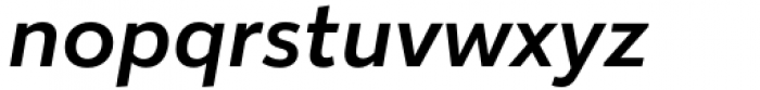 Tellumo Medium Italic Font LOWERCASE