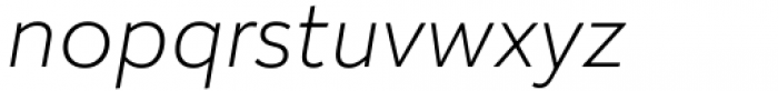 Tellumo Variable Italic Font LOWERCASE