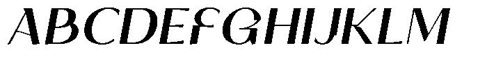 Tellur Sans Bold Italic Font UPPERCASE