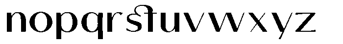 Tellur Sans Bold Font LOWERCASE