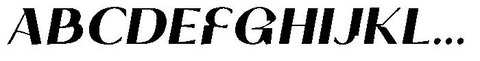 Tellur Sans Extra Bold Italic Font UPPERCASE