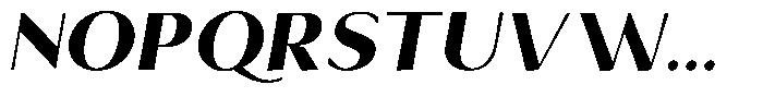 Tellur Sans Extra Bold Italic Font UPPERCASE