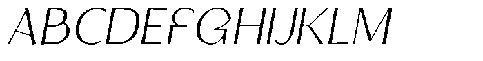 Tellur Sans Italic Font UPPERCASE