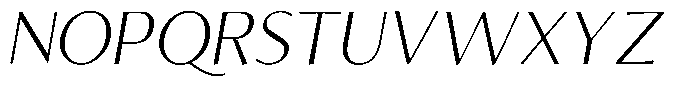 Tellur Sans Italic Font UPPERCASE