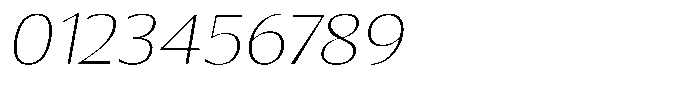 Tellur Sans Light Italic Font OTHER CHARS