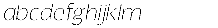 Tellur Sans Light Italic FONT