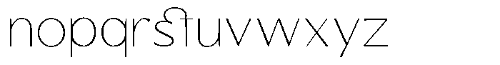 Tellur Sans Light Font LOWERCASE