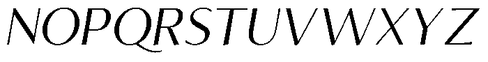 Tellur Sans Medium Italic Font UPPERCASE