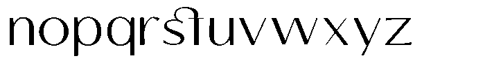 Tellur Sans Medium Font LOWERCASE