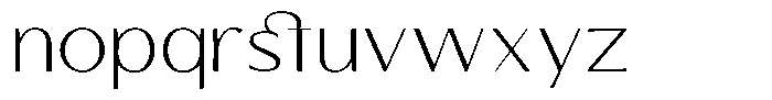 Tellur Sans Regular Font LOWERCASE