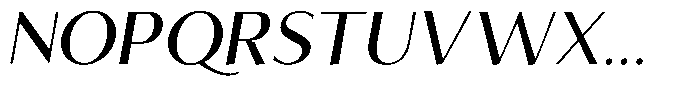 Tellur Sans Semi Bold Italic Font UPPERCASE