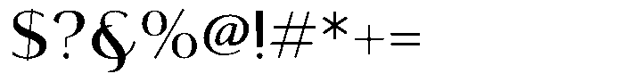 Tellur Sans Semi Bold Font OTHER CHARS