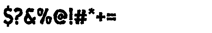 Telonk Qanter Regular Font OTHER CHARS