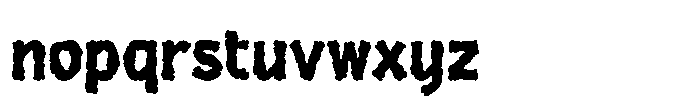 Telonk Qanter Regular Font LOWERCASE
