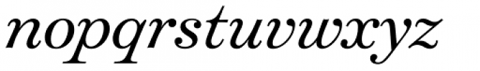 Temeraire Italic Font LOWERCASE