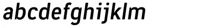 Tempelhof Bold Oblique Font LOWERCASE