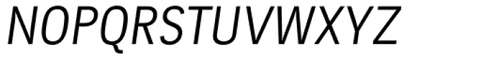 Tempelhof Regular Oblique Font UPPERCASE