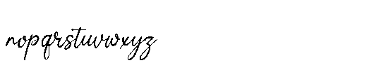 Temporal Hidden Regular Font LOWERCASE