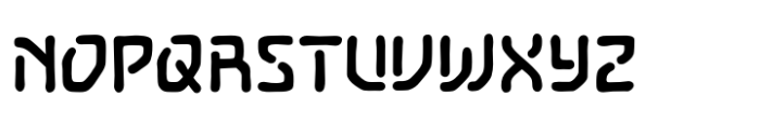 Temporal Shift & Gap Gap Bold Font UPPERCASE