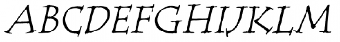 Tempus Italic Font UPPERCASE