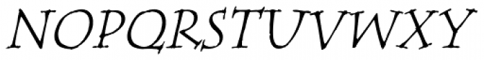 Tempus SC Italic Font UPPERCASE
