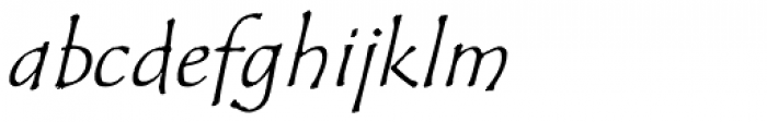 Tempus Sans Italic Font LOWERCASE