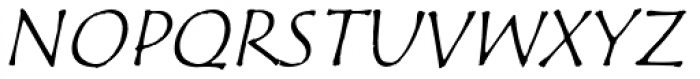 Tempus Sans Std Italic Font UPPERCASE