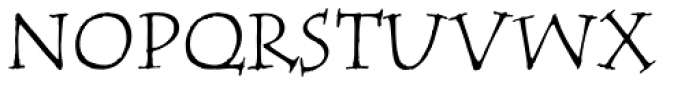 Tempus Serif Std Font UPPERCASE