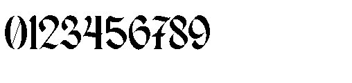 Tenebra Templar Font OTHER CHARS