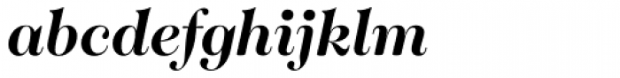 Tenez Bold Italic Font LOWERCASE