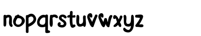 Tenky Font LOWERCASE