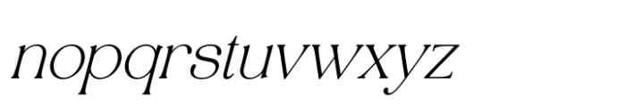 Tenopate Slant Font LOWERCASE