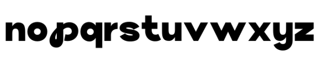 Tenova Bold Font LOWERCASE