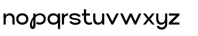 Tenova Medium Font LOWERCASE