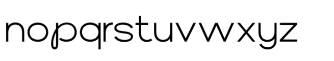 Tenova Regular Font LOWERCASE