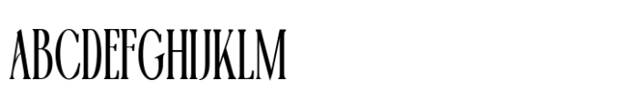 Tensura Narrow Light Font UPPERCASE