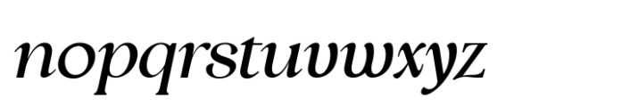 Tensura Semi Bold Italic Font LOWERCASE