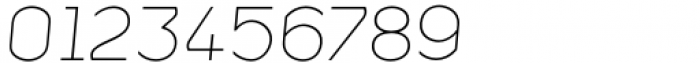 Teorema Ultra Thin Italic Font OTHER CHARS