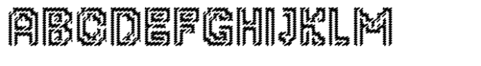 Tequendama Weaving Font UPPERCASE